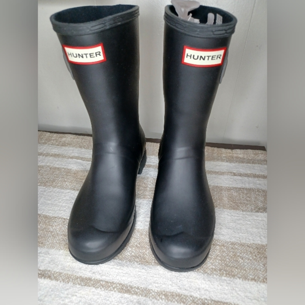 Hunter Black Rain Boots